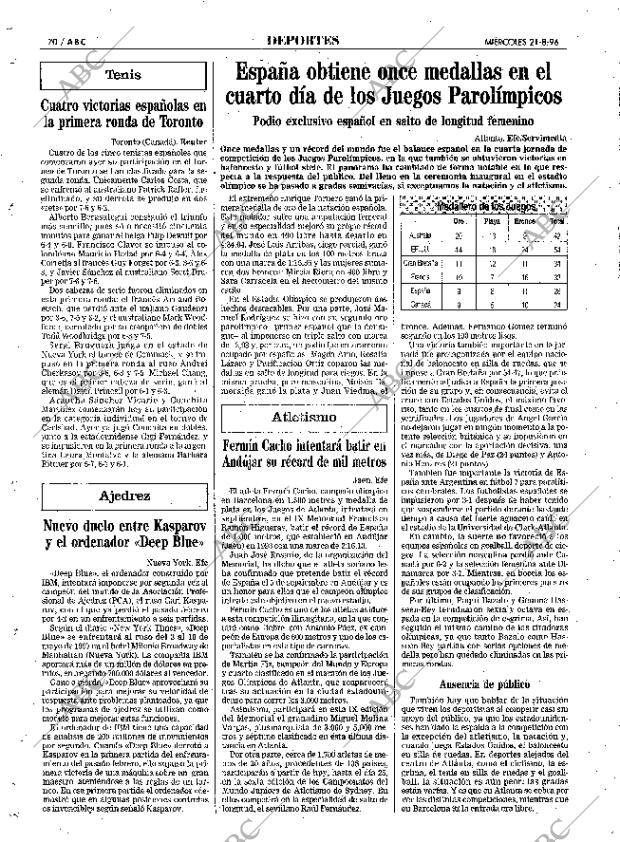 ABC SEVILLA 21-08-1996 página 70