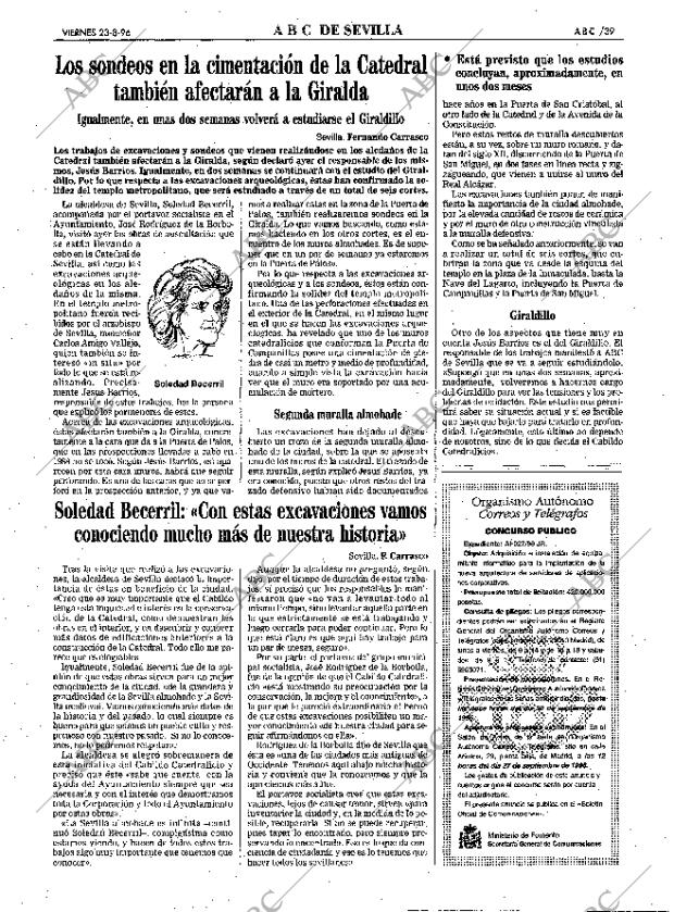 ABC SEVILLA 23-08-1996 página 39