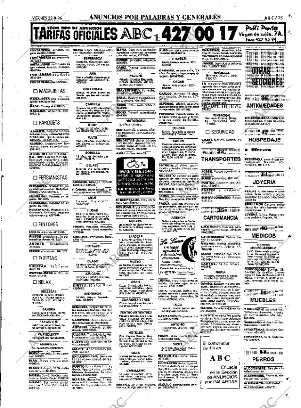 ABC SEVILLA 23-08-1996 página 75