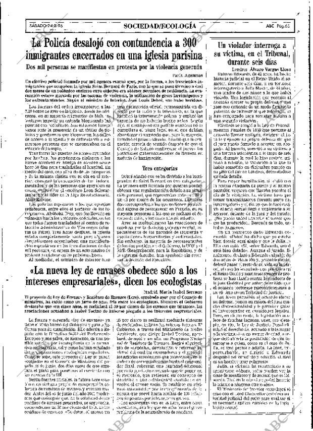 ABC MADRID 24-08-1996 página 63