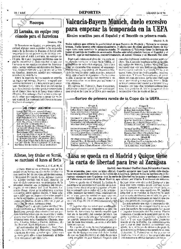 ABC MADRID 24-08-1996 página 70