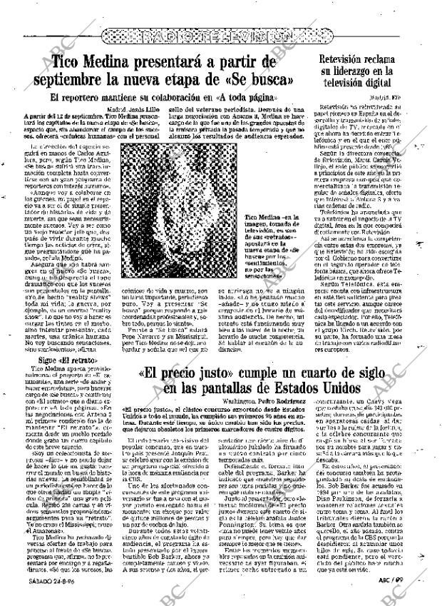 ABC MADRID 24-08-1996 página 99