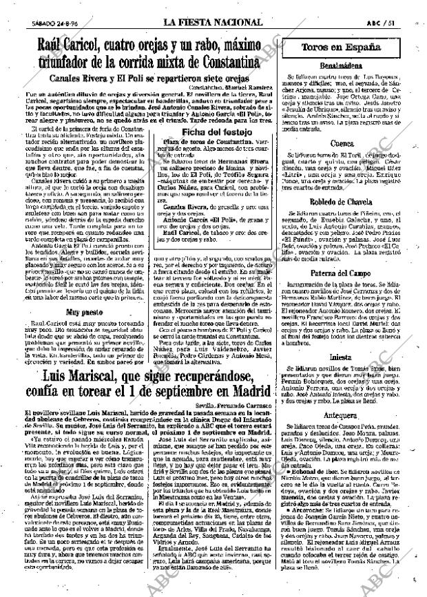 ABC SEVILLA 24-08-1996 página 51