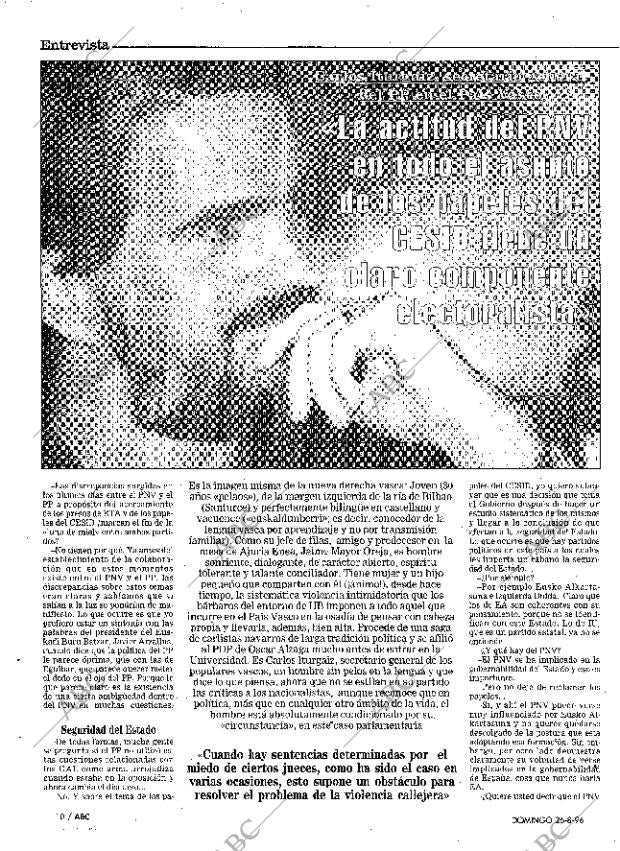 ABC MADRID 25-08-1996 página 10