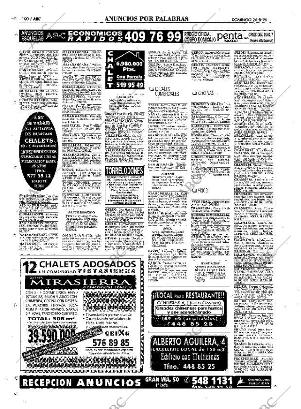 ABC MADRID 25-08-1996 página 100