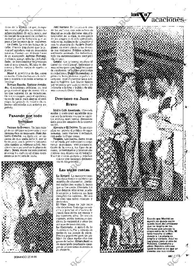 ABC MADRID 25-08-1996 página 113