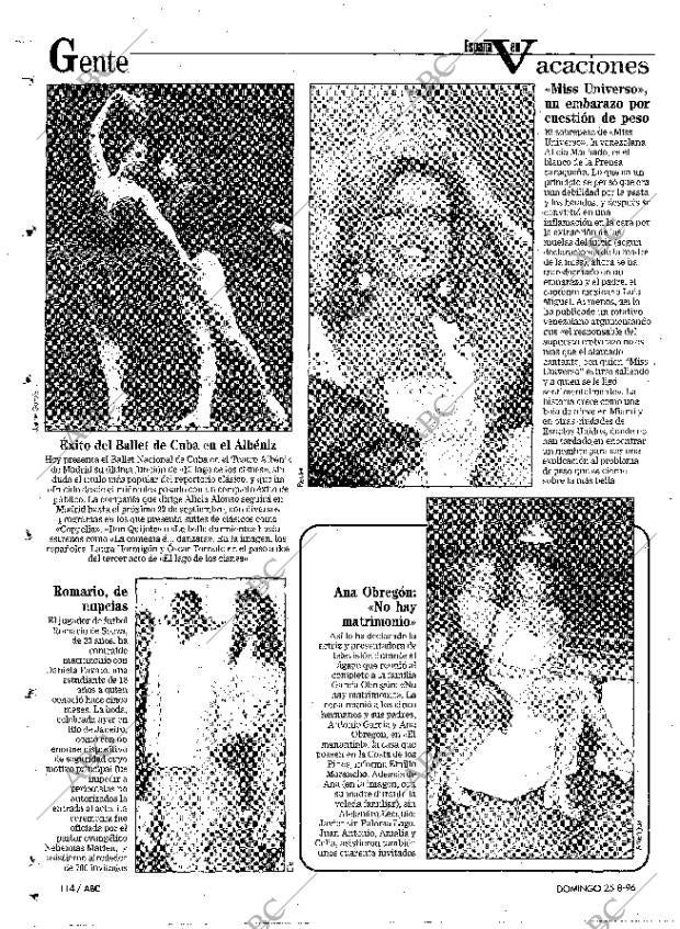 ABC MADRID 25-08-1996 página 114