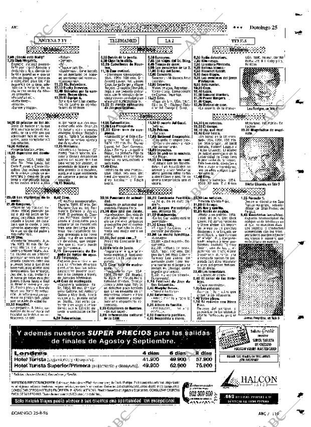 ABC MADRID 25-08-1996 página 119