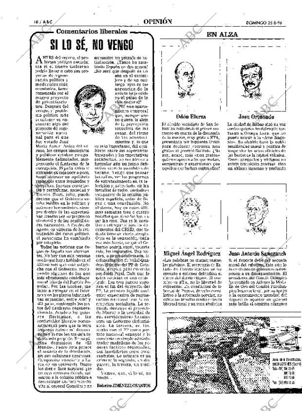 ABC MADRID 25-08-1996 página 18