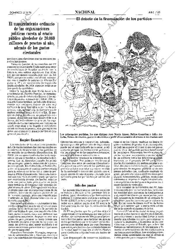 ABC MADRID 25-08-1996 página 25
