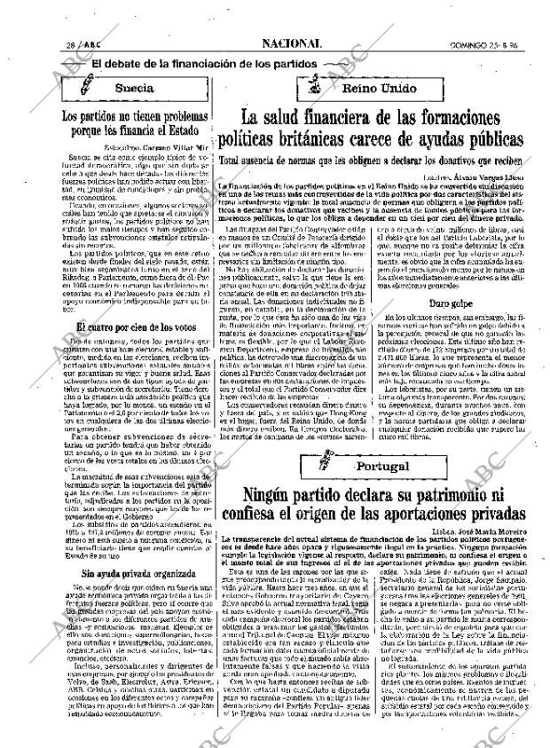 ABC MADRID 25-08-1996 página 28
