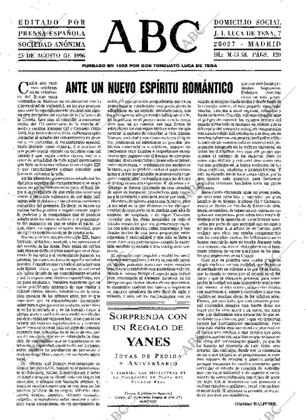 ABC MADRID 25-08-1996 página 3