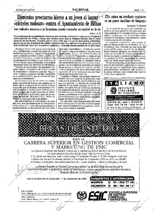 ABC MADRID 25-08-1996 página 31