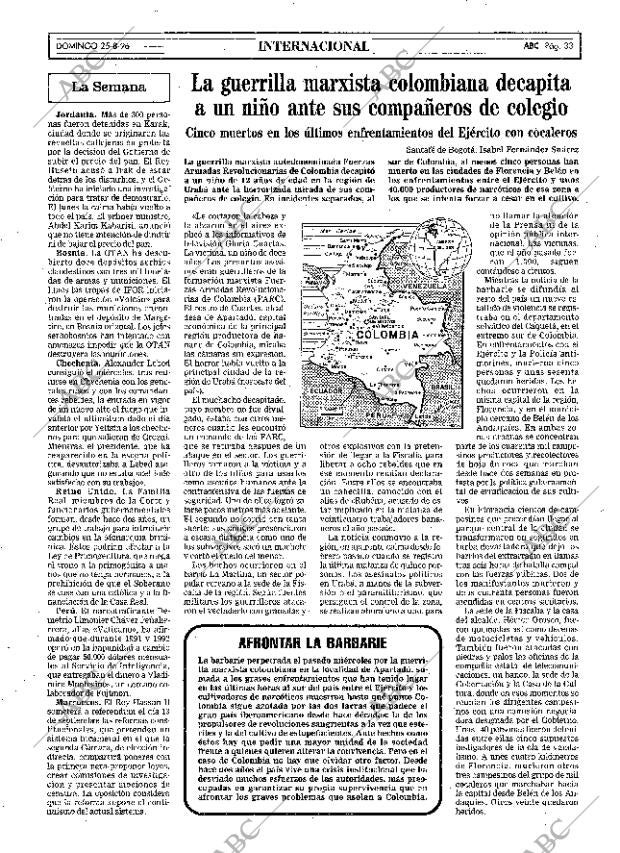 ABC MADRID 25-08-1996 página 33