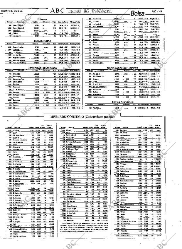 ABC MADRID 25-08-1996 página 49