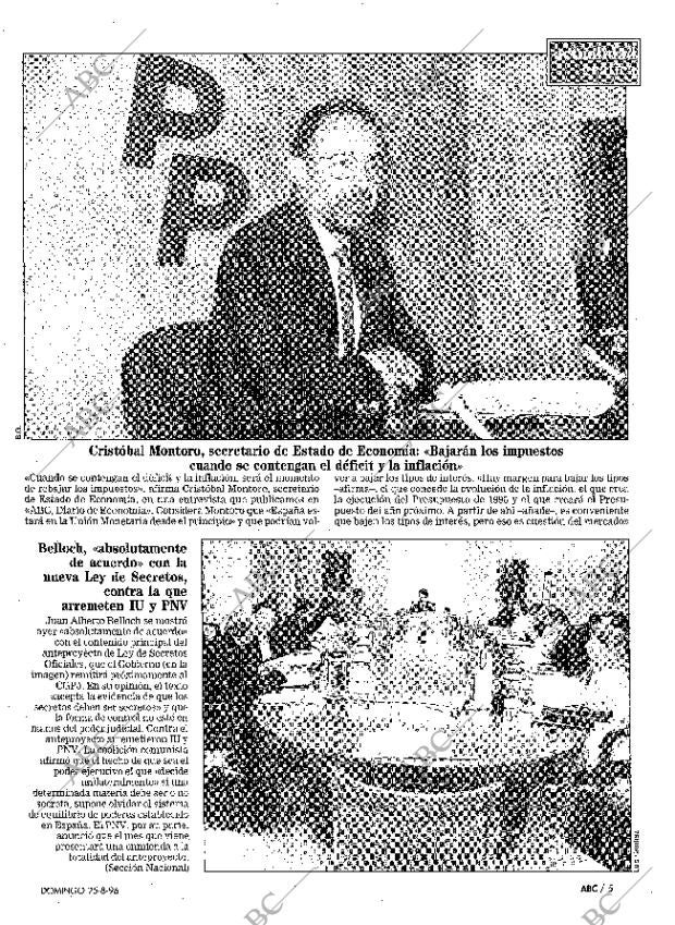 ABC MADRID 25-08-1996 página 5