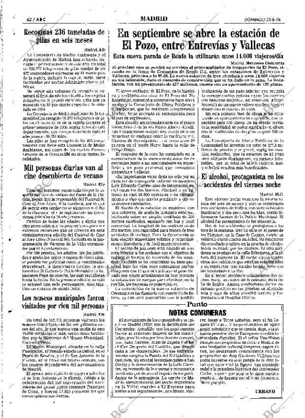 ABC MADRID 25-08-1996 página 62