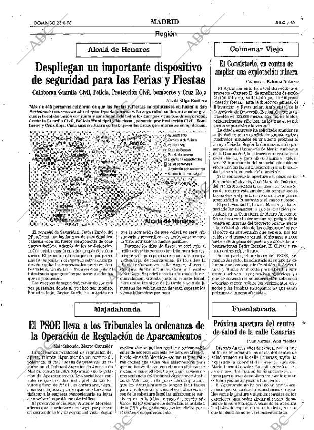 ABC MADRID 25-08-1996 página 65