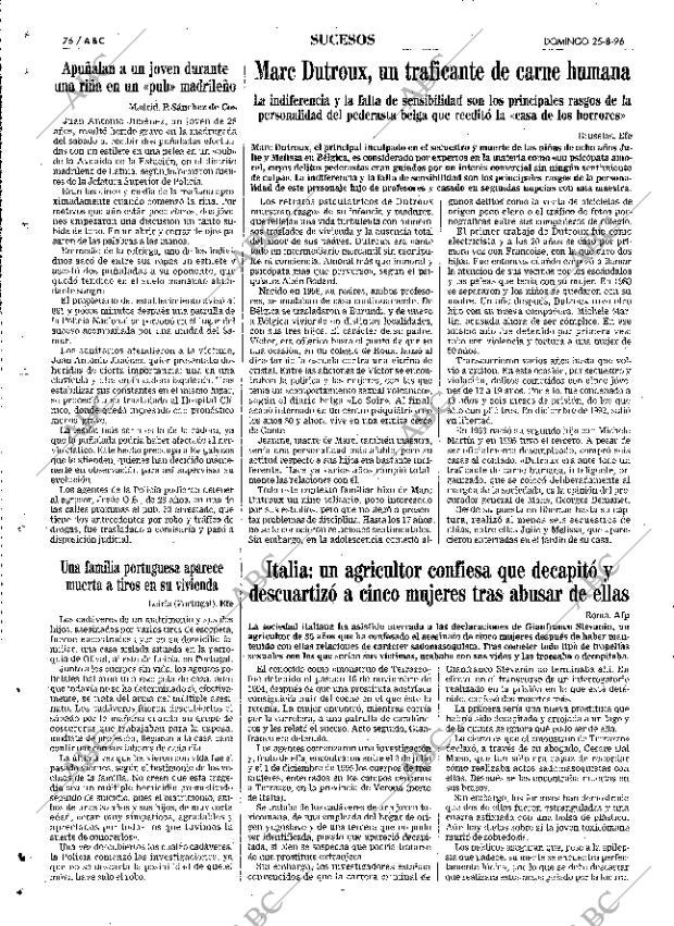 ABC MADRID 25-08-1996 página 76