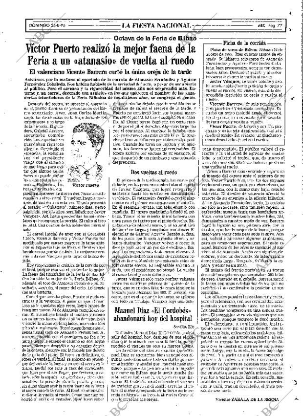 ABC MADRID 25-08-1996 página 77