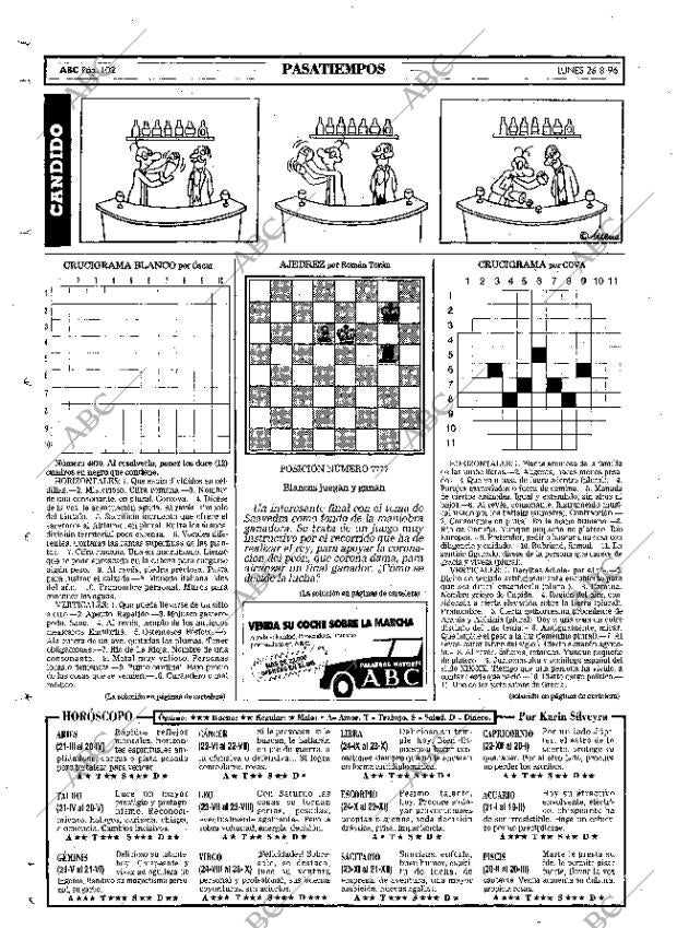 ABC MADRID 26-08-1996 página 102