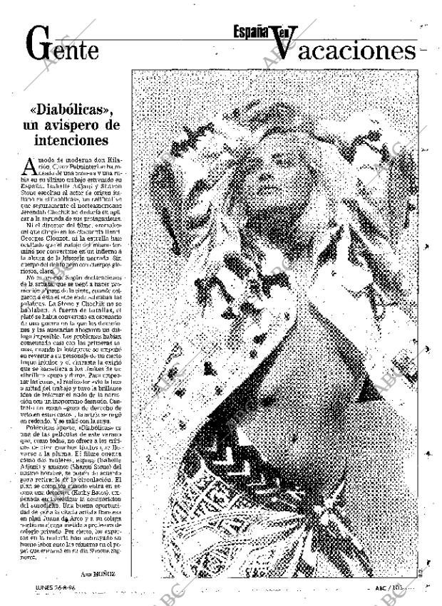 ABC MADRID 26-08-1996 página 103