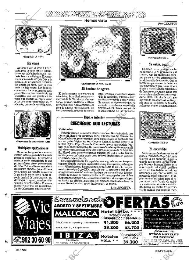 ABC MADRID 26-08-1996 página 108