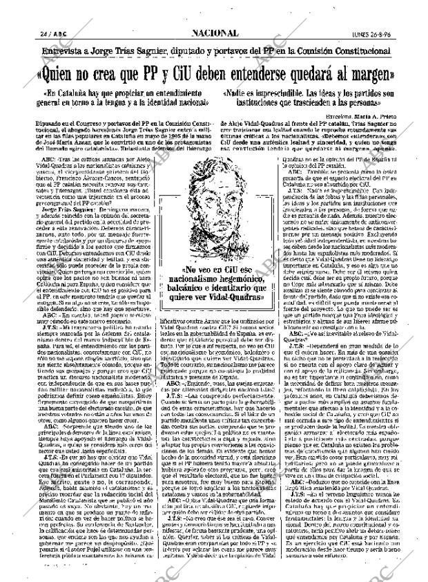 ABC MADRID 26-08-1996 página 24