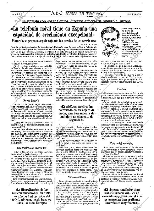 ABC MADRID 26-08-1996 página 44