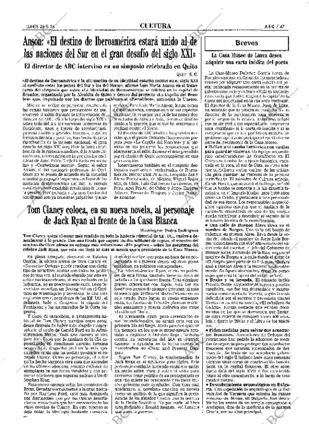 ABC MADRID 26-08-1996 página 47