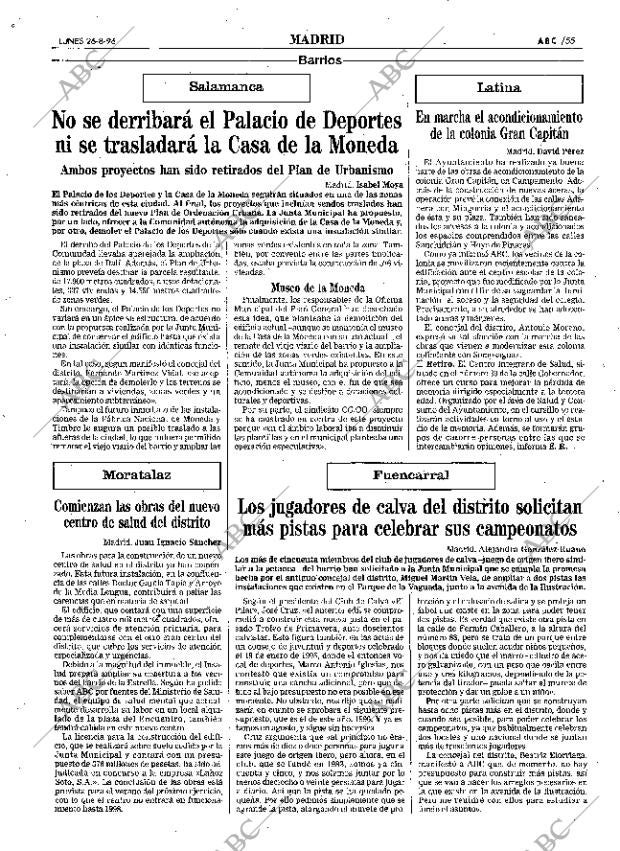 ABC MADRID 26-08-1996 página 55