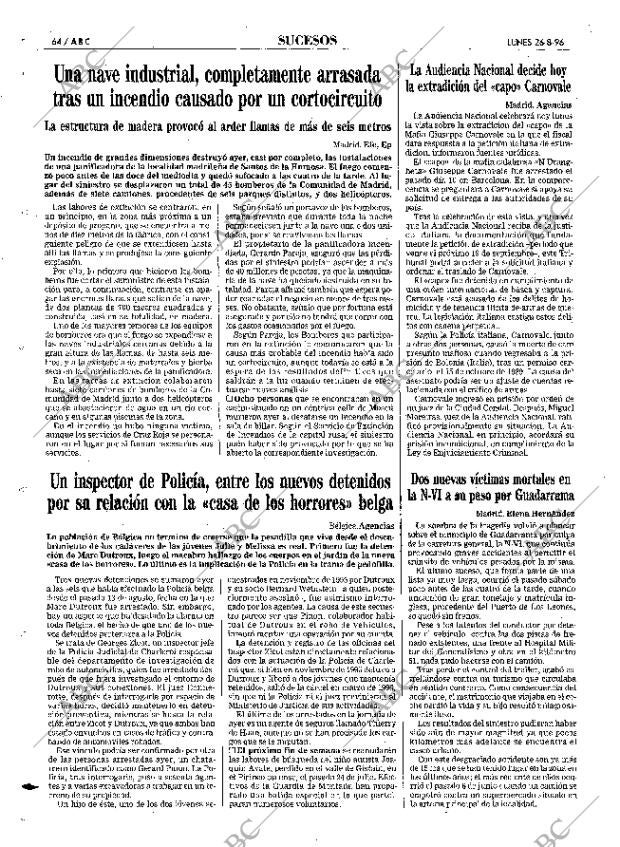 ABC MADRID 26-08-1996 página 64