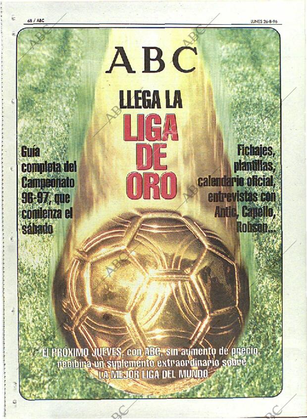 ABC MADRID 26-08-1996 página 68