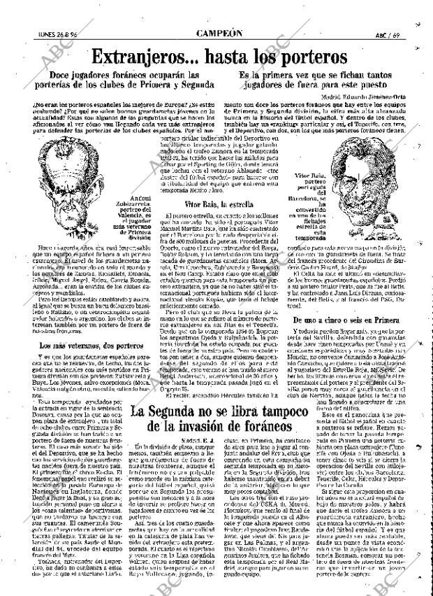 ABC MADRID 26-08-1996 página 69