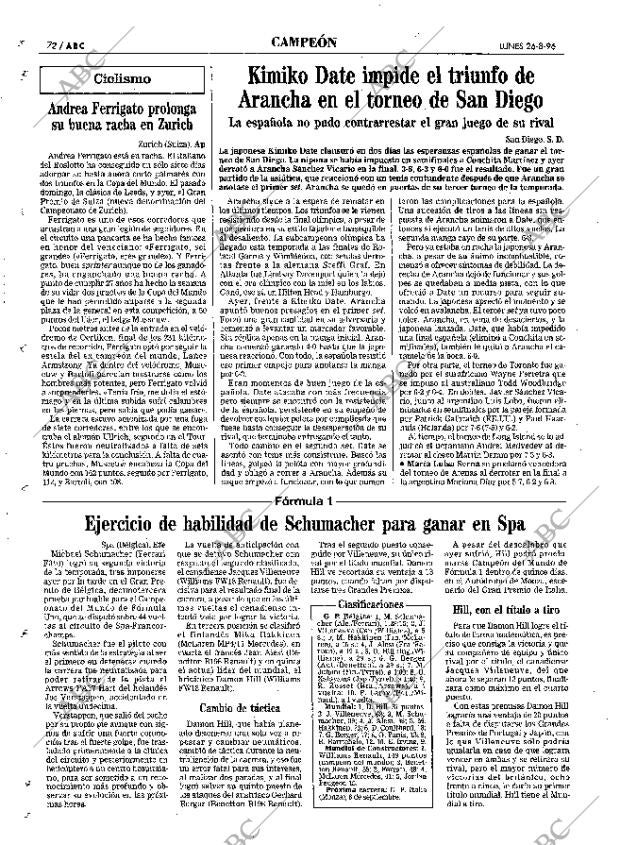 ABC MADRID 26-08-1996 página 72