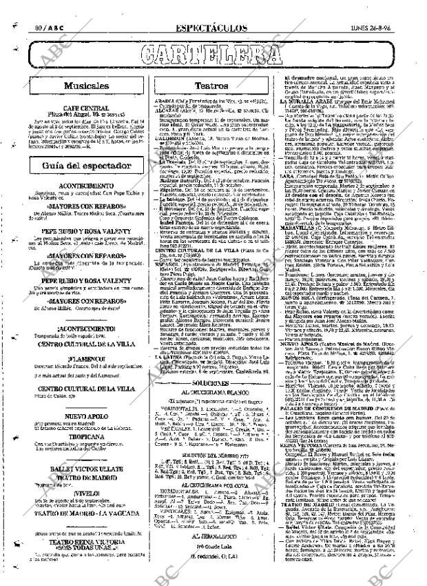 ABC MADRID 26-08-1996 página 80