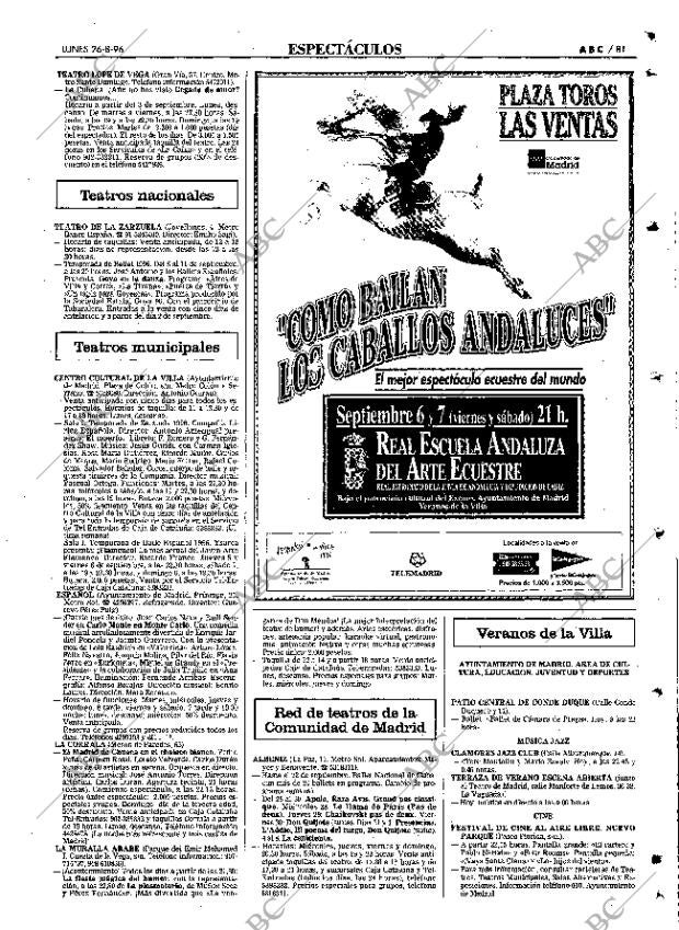 ABC MADRID 26-08-1996 página 81