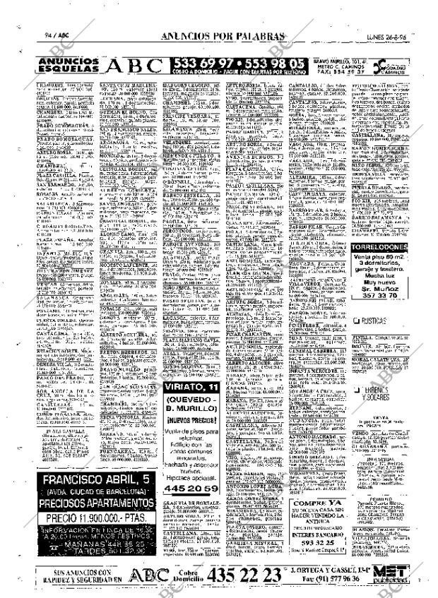 ABC MADRID 26-08-1996 página 94