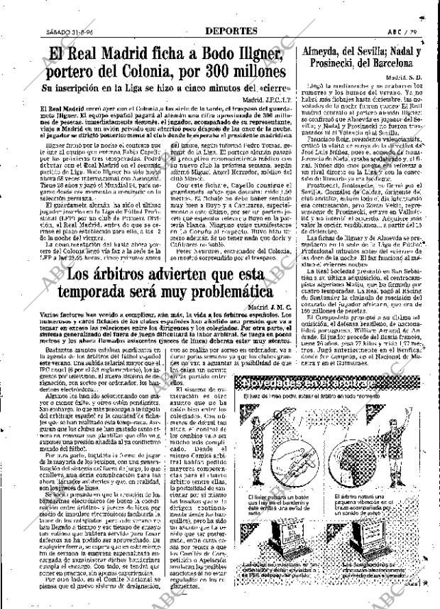 ABC MADRID 31-08-1996 página 79