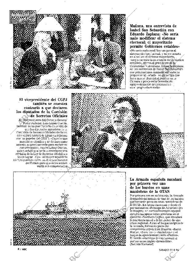 ABC MADRID 31-08-1996 página 8