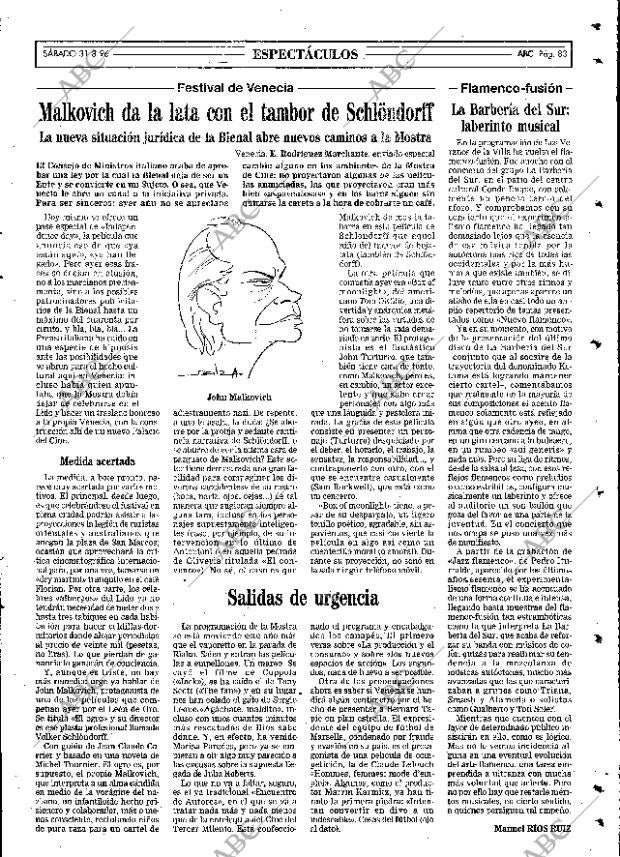 ABC MADRID 31-08-1996 página 83