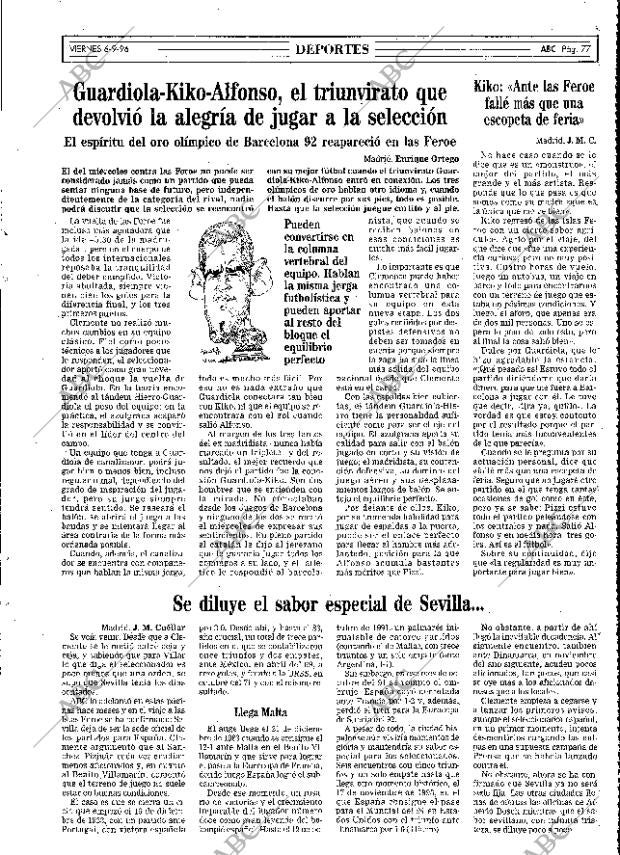 ABC MADRID 06-09-1996 página 77