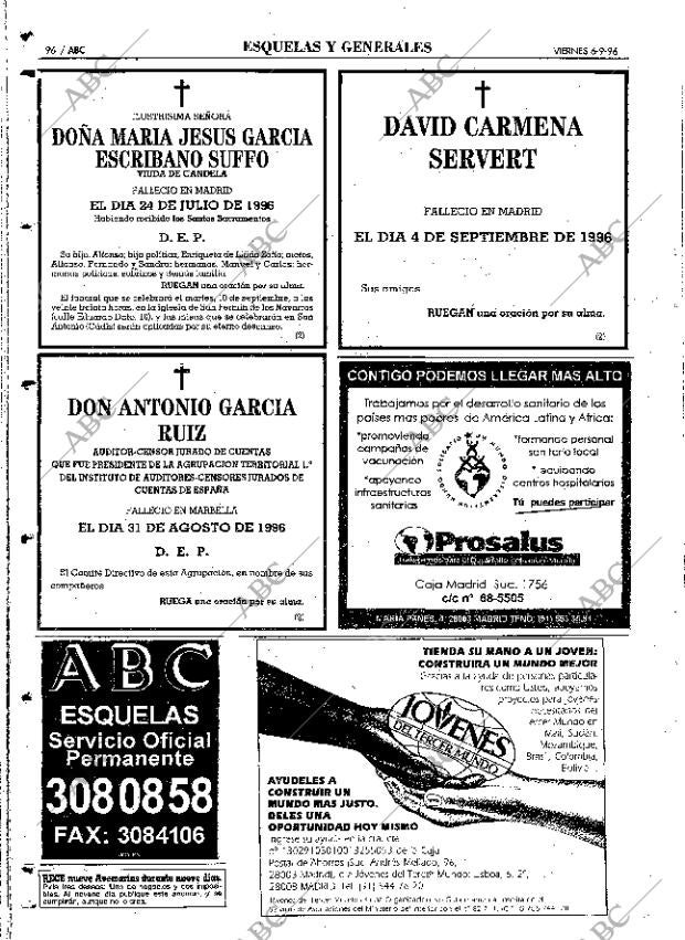 ABC MADRID 06-09-1996 página 96