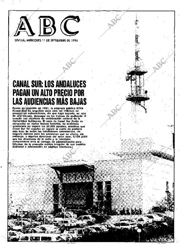 ABC SEVILLA 11-09-1996 página 1