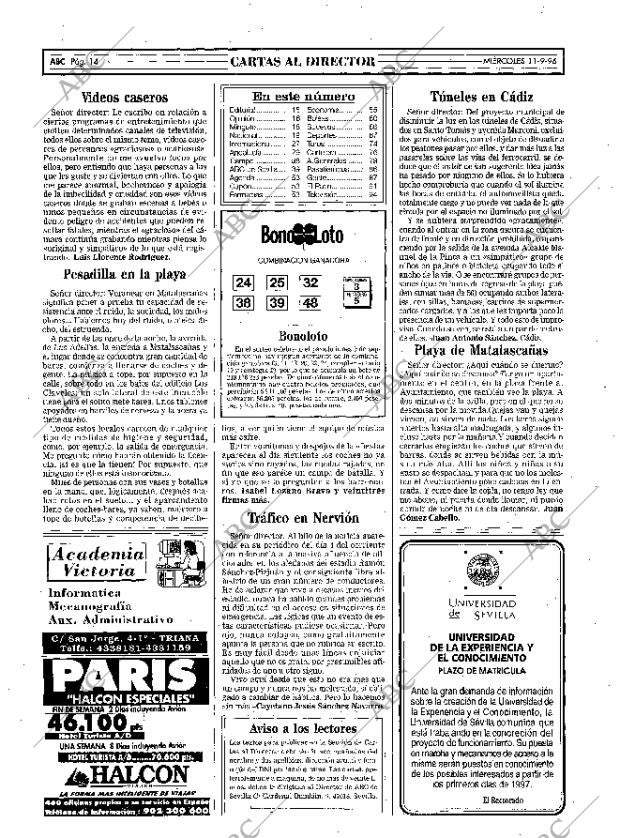 ABC SEVILLA 11-09-1996 página 14