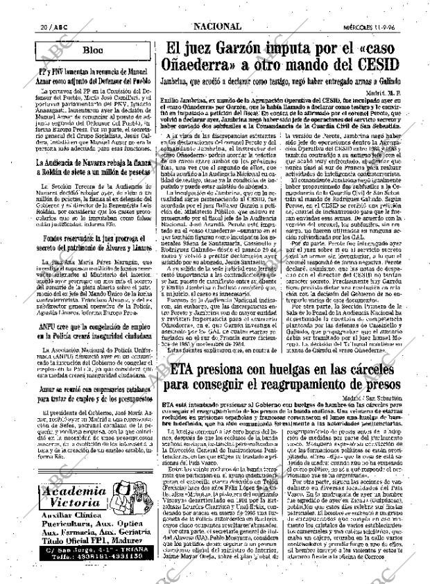 ABC SEVILLA 11-09-1996 página 20