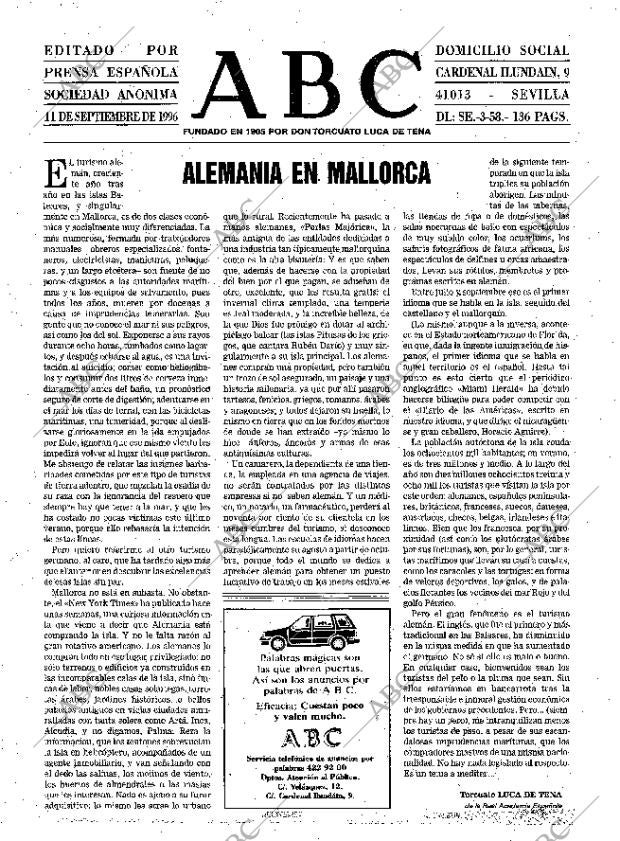 ABC SEVILLA 11-09-1996 página 3