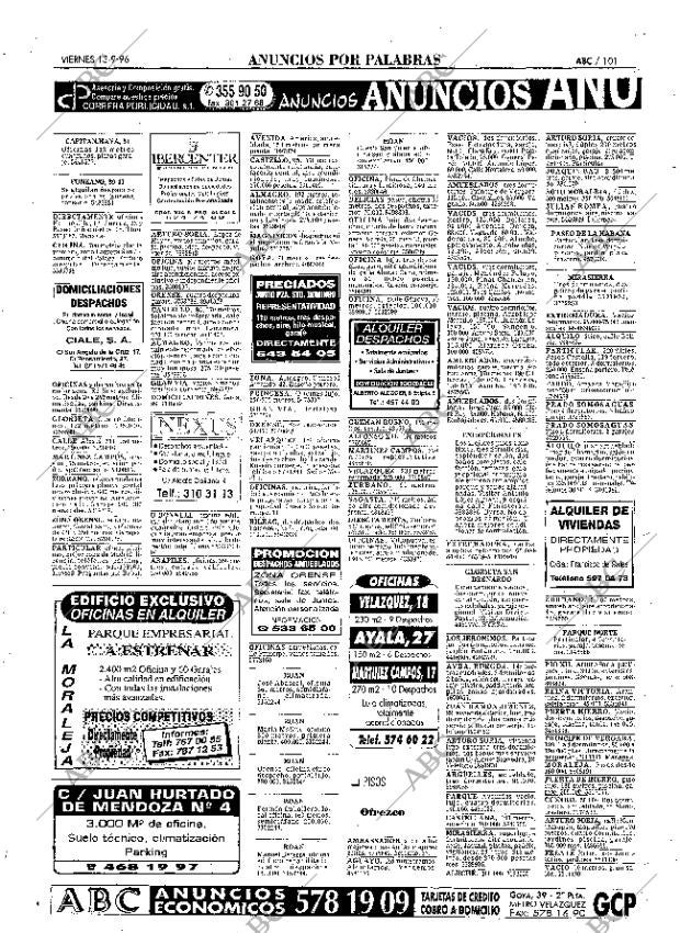 ABC MADRID 13-09-1996 página 101