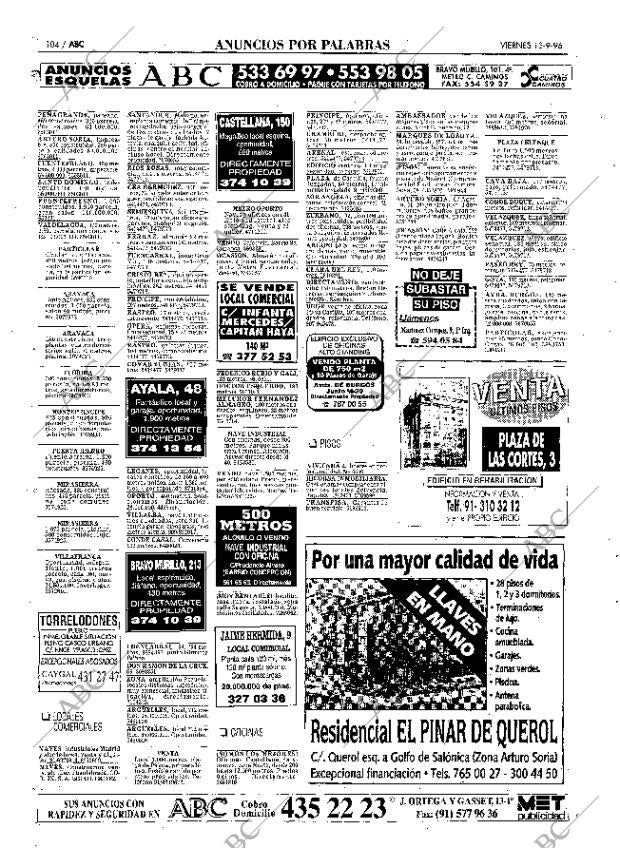 ABC MADRID 13-09-1996 página 104