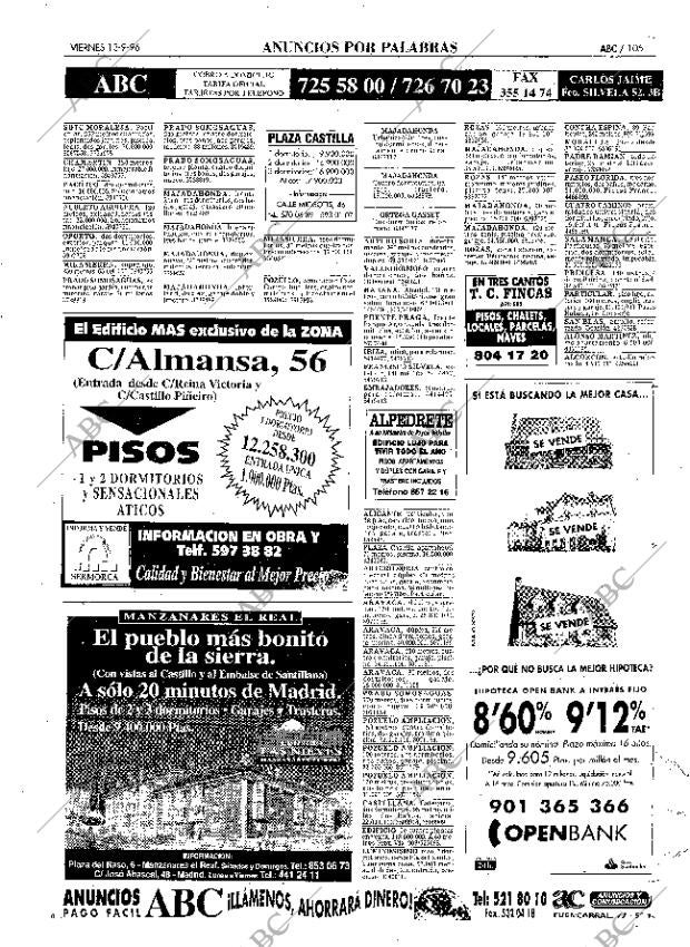 ABC MADRID 13-09-1996 página 105